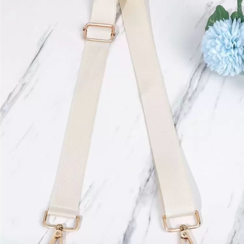 Elegant Cream Bag Strap